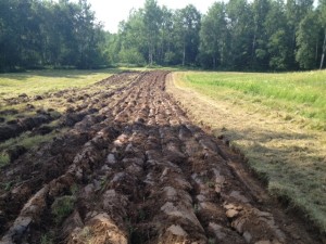 Food plot installation by Flambeau Forrest Outfitters